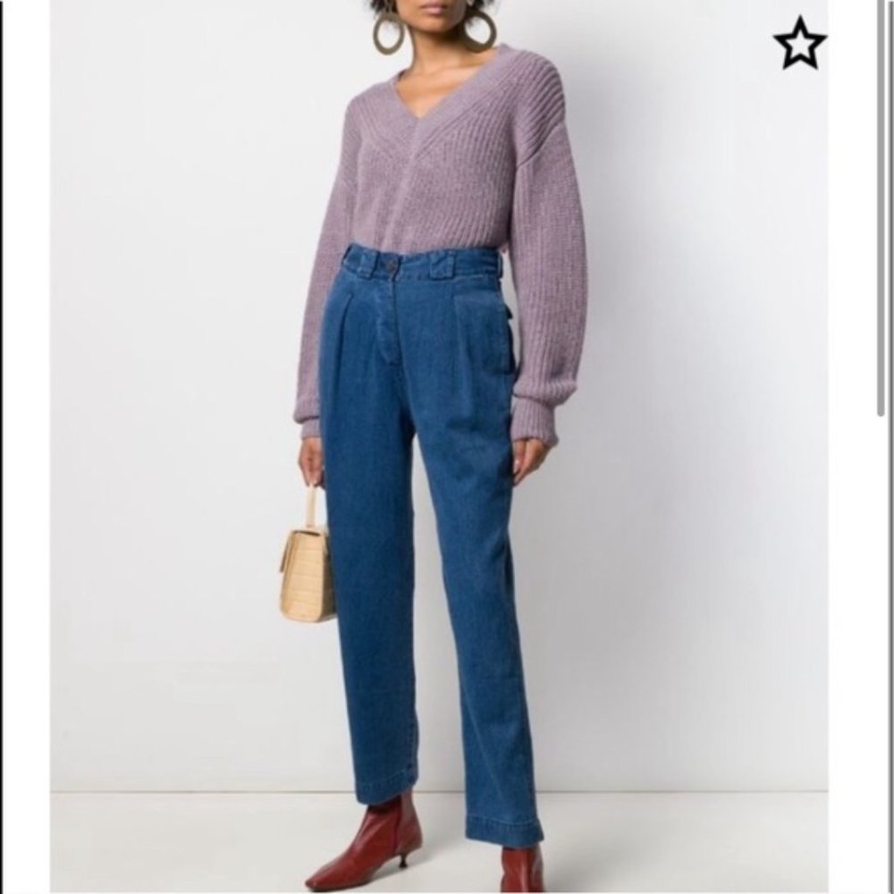 High Rise Jade Pant Blue